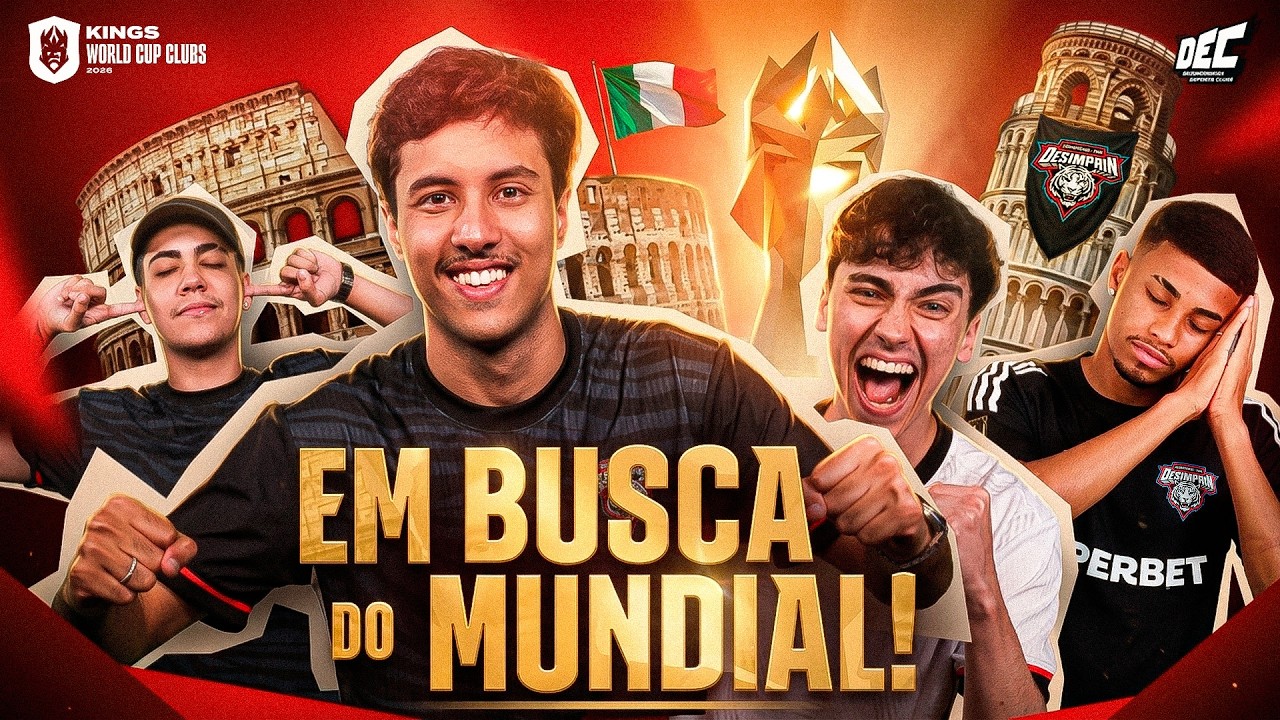 DESIMPAIN NO MUNDIAL DA KINGS LEAGUE! | A PREPARA&Ccedil;&Atilde;O PARA CONQUISTAR O MUNDO. 👑