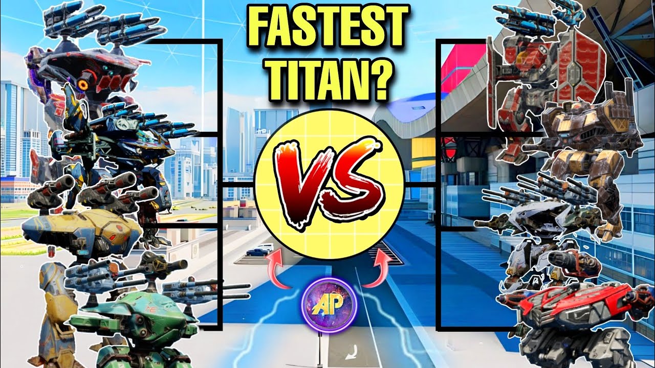 🔥 FASTEST TITAN IN WAR ROBOTS? || WAR ROBOTS WR COMPARISON ||