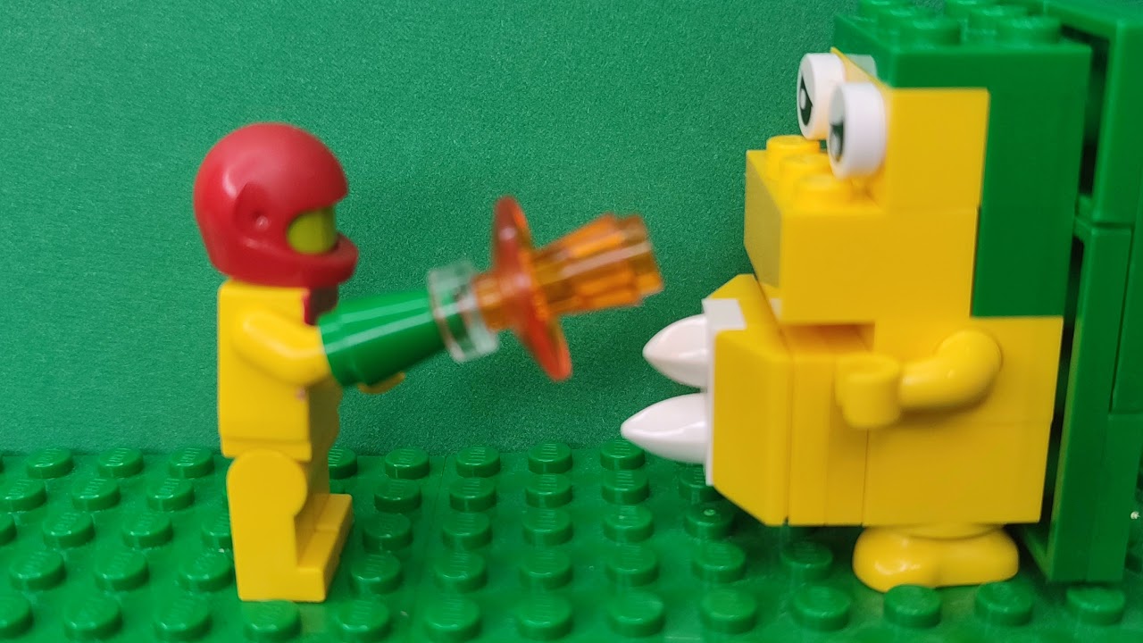 super metroid Лего (stop motion lego)3 серия