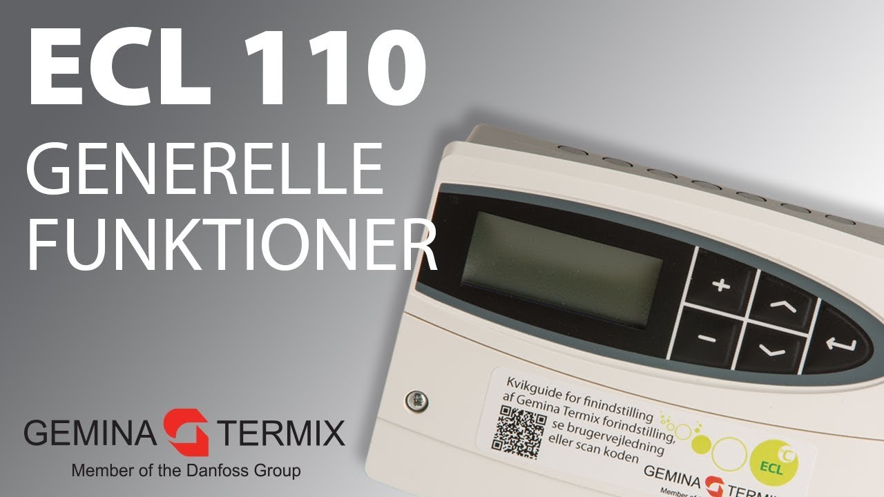 Generelle funktioner i ECL 110