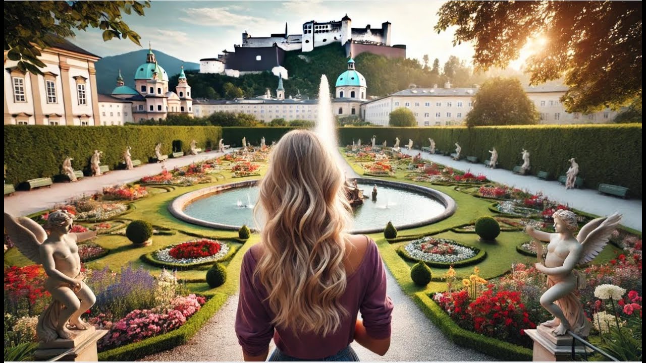 Salzburg Austria 🇦🇹  Mirabell Palace and Gardens (4k 60fps) #ExploreAustria