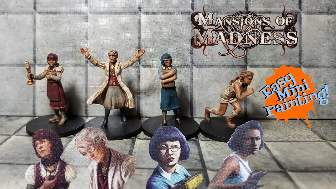 Female Investigators (Agatha, Minh, Rita, Wendy) (Mansions of Madness 2nd Edition)