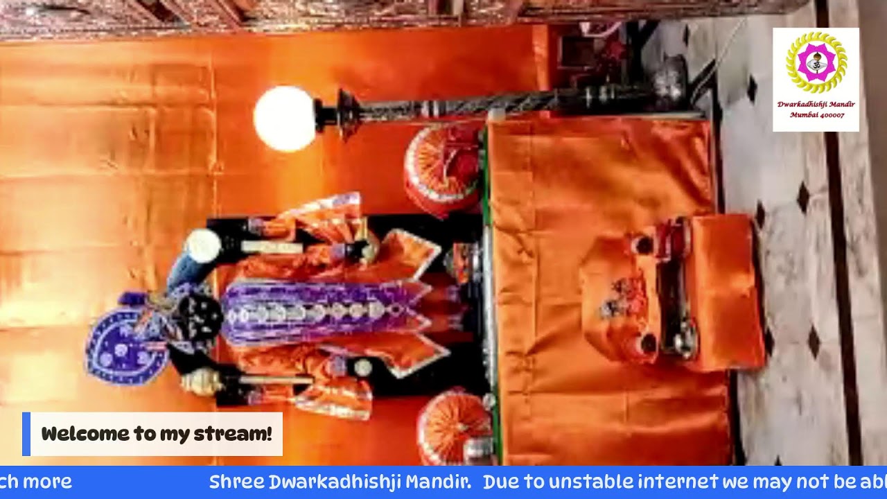 Shree Dwarkadhishji Mandir live