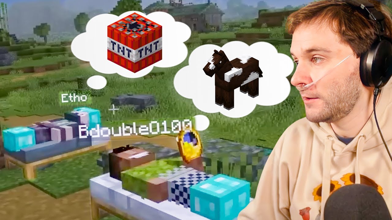 Hermitcraft but, BdoubleO & Etho Learn About Bomb Proof Horse Stables