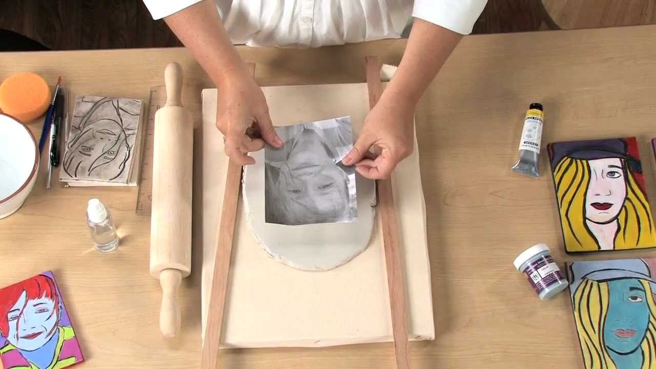 Pop Art Clay Portraits - Lesson Plan