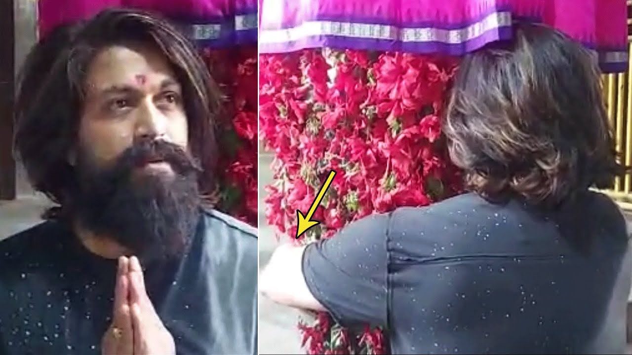 Rocking Star Yash Visits Simhachalam Temple Vizag | KGF Chapter 2 | Filmylooks