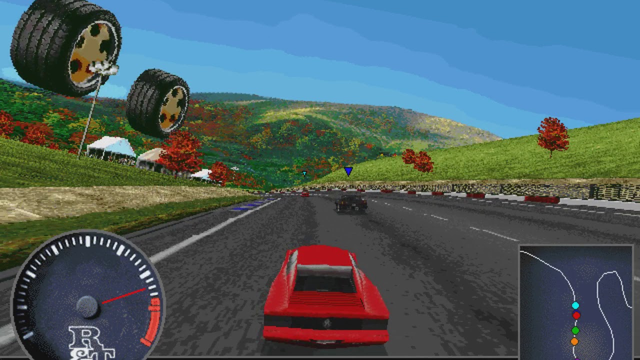 Need for Speed 1 - Autumn Valley with Ferrari 512 TR (Single Race)