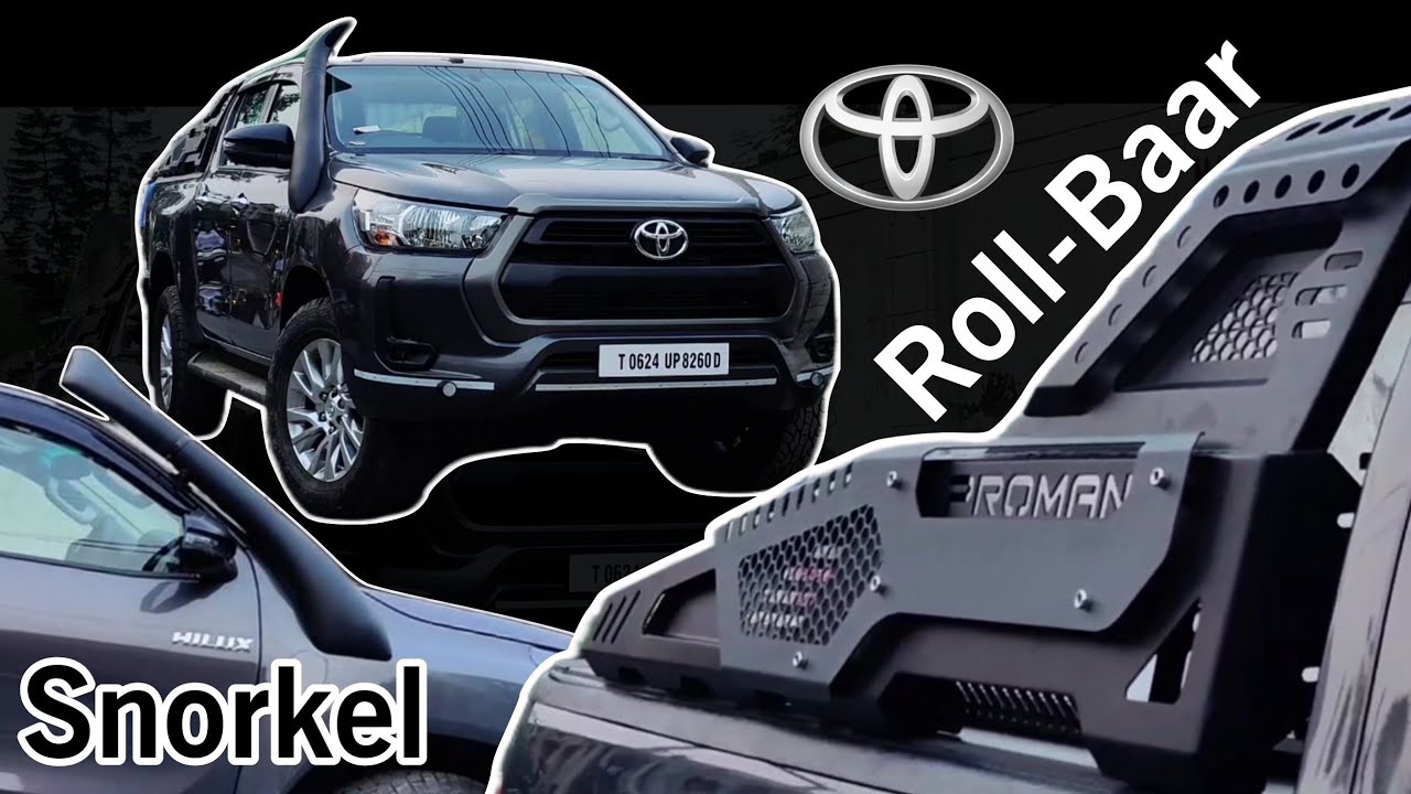The Brand New Toyota Hilux got Proman Roll-Bar & Snorkel From @StreetAutomotiveCustoms
