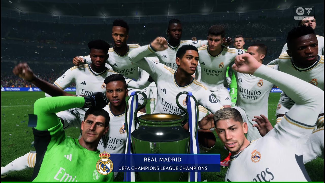 EA SPORTS FC 24- FC Barcelona vs Real Madrid UCL Final #ps5 #elclasico #ucl  #realmadrid