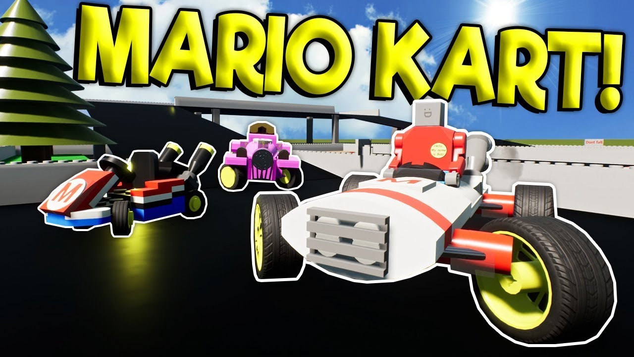 LEGO MARIO KART RACE CHALLENGE! -  Brick Rigs Multiplayer Gameplay - Lego City Toy Creations