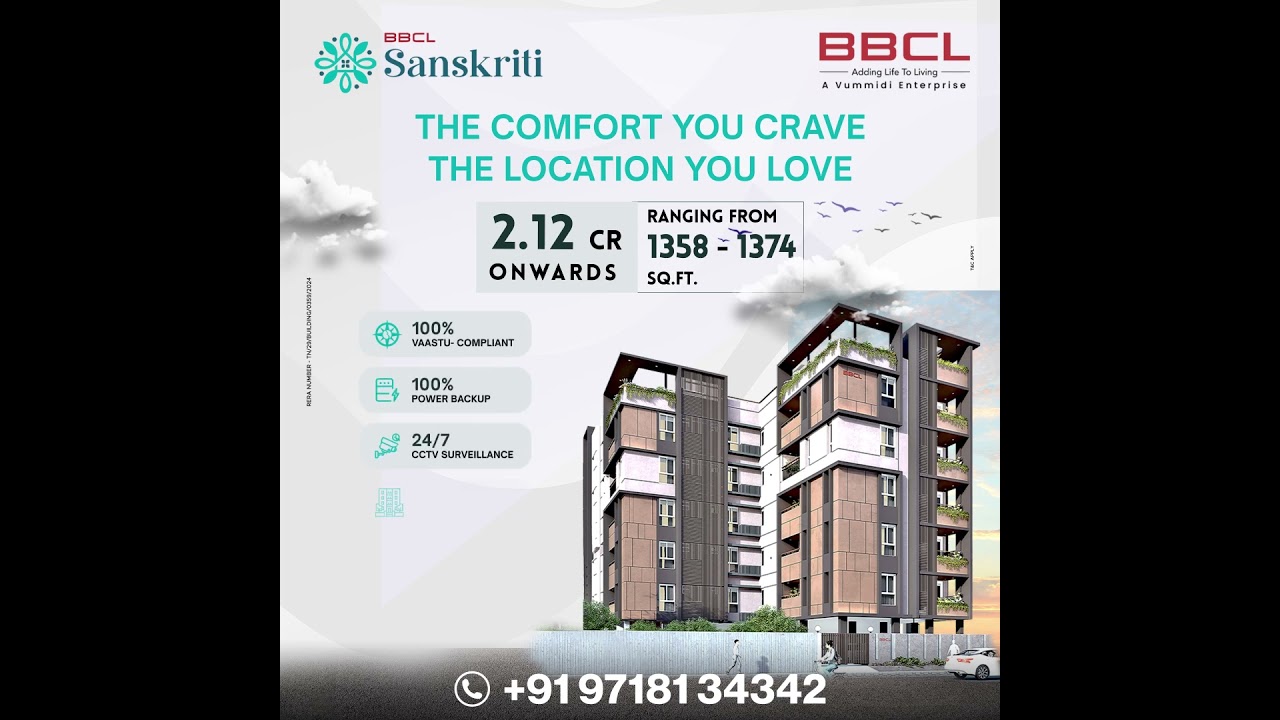 Limited Units Left! Book Your 3BHK at BBCL Sanskriti Today