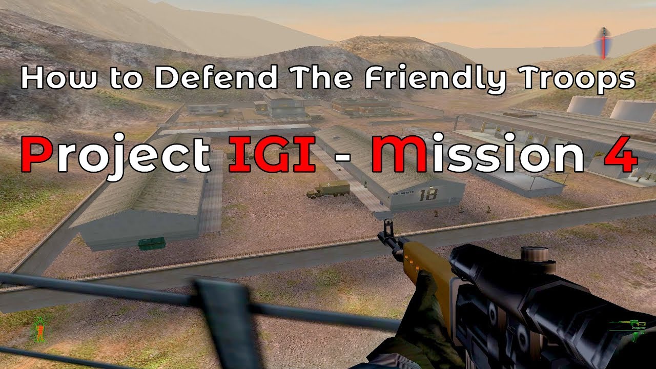 Project IGI Mission 4 | How to Defend the friendly Troops | GOD | Rec Games