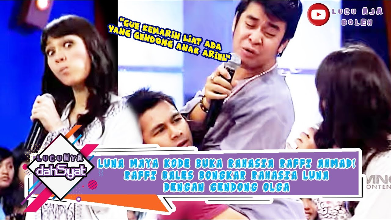 LUNA MAYA KODE BUKA RAHASIA RAFFI! BALES BONGKAR RAHASIA LUNA PAKE GENDONG OLGA - LUCUNYA DAHSYAT