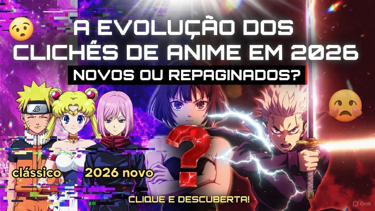 A Evolução dos Clichês de Anime em 2026 Novos ou Repaginados!?