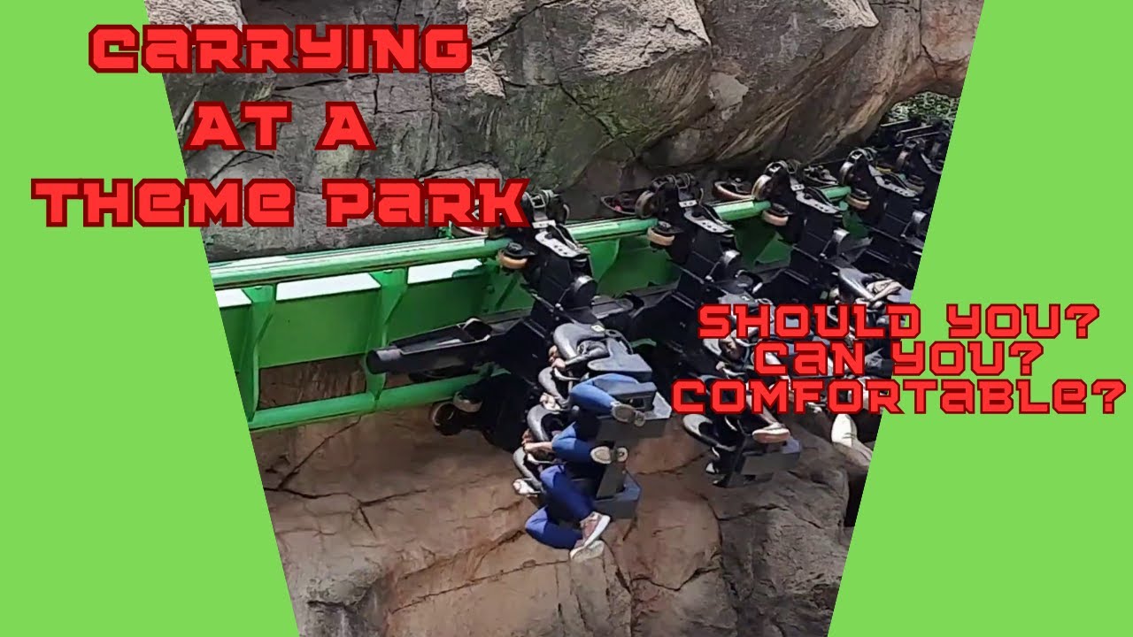 Carrying in Crazy Places 1 (Theme Parks)