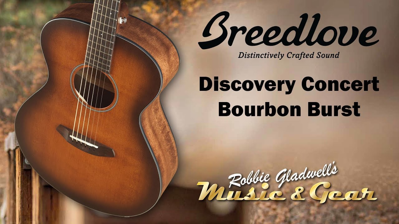 Breedlove Discovery Concert Bourbon Burst Demo