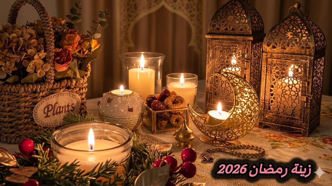 زينة رمضان في بيتي 🌙✨ أجواء رمضانية ساحرة تبدأ بزينة البيت 🌟