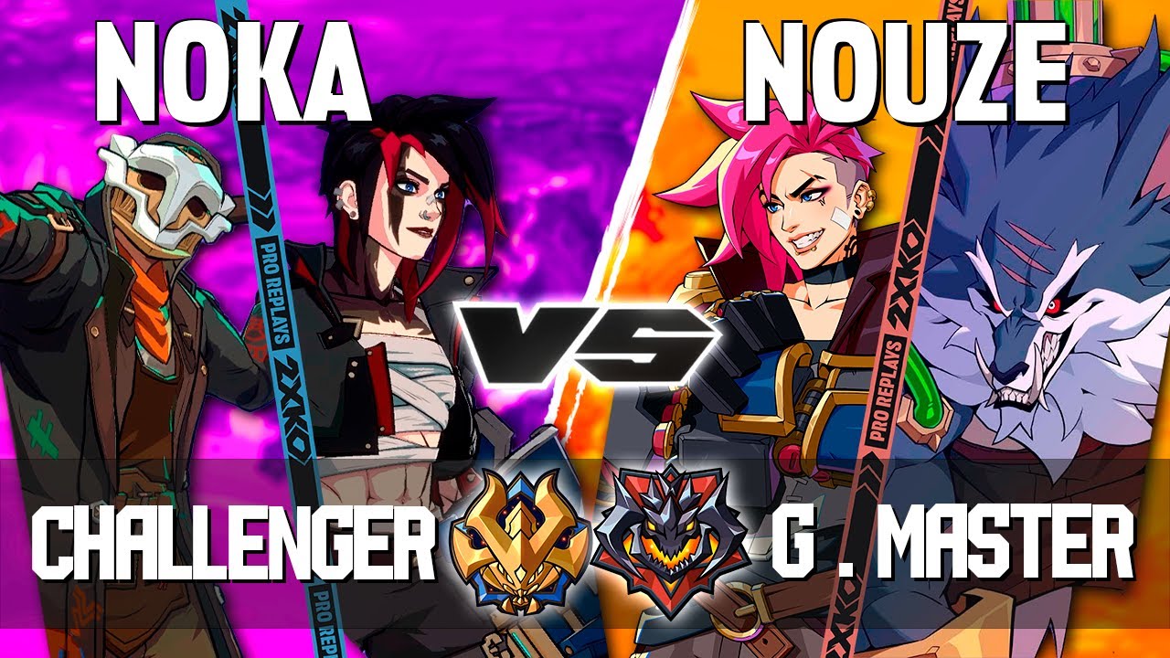 2XKO ▰ NOKA (Vi-Ekko) vs NOUZE (Vi-Warwick) ▰ 2XKO Pro level replays
