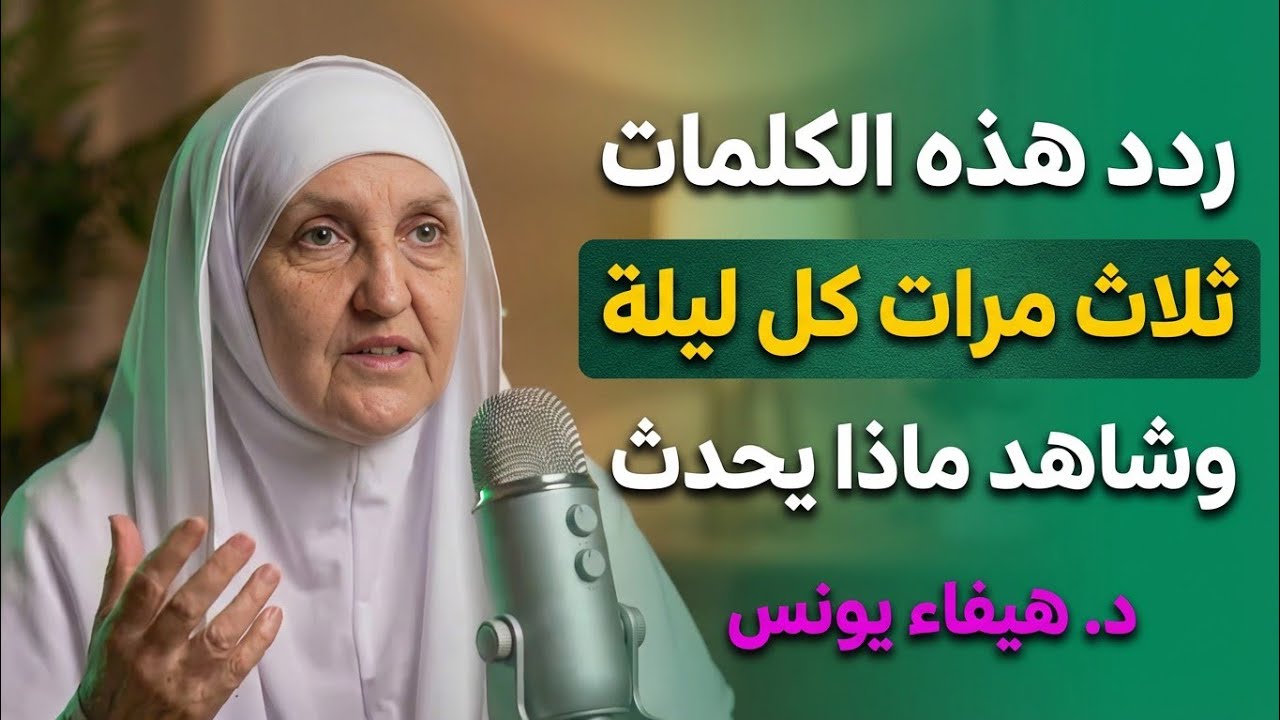 كلمات سحرية رددها ثلاث مرات كل ليلة ، وأقسم لك سوف ترى شئ لا يصدق | د. هيفاء يونس