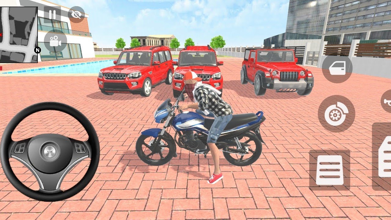 🎮 Franklin Order By 2️⃣ Red Scorpio 1️⃣ Red Mahindra Thar in indian 🇮🇳 Theft Auto Simulator