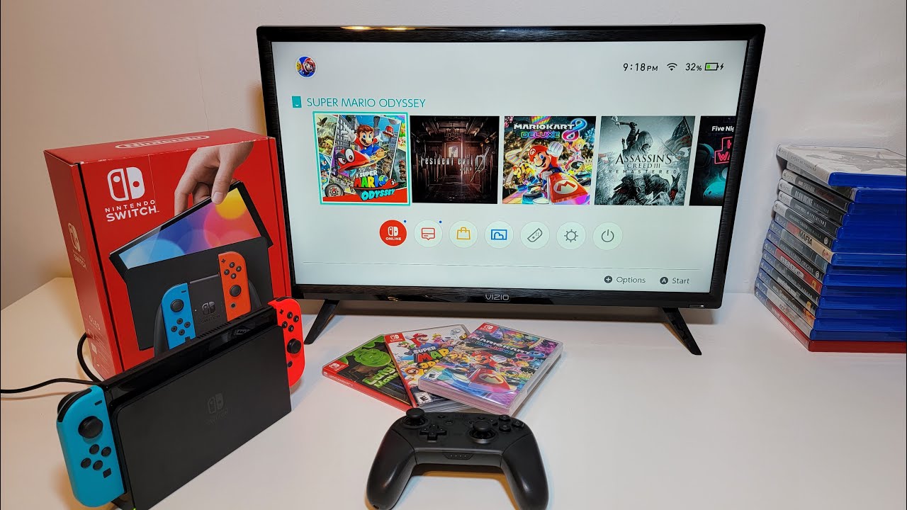 Unboxing Nintendo Switch OLED