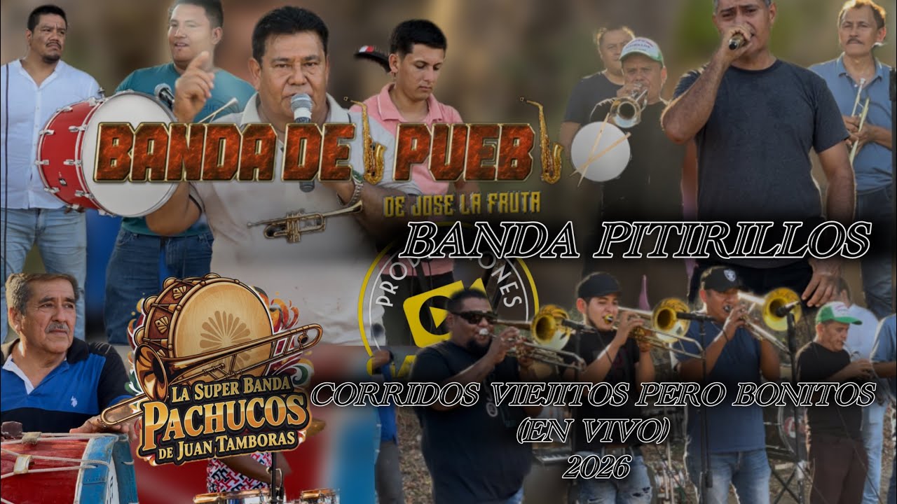 Viejitos pero Bonitos - En Vivo 2026 La Súper Banda Pachucos - Banda Del Pueblo - Banda Pitirillos