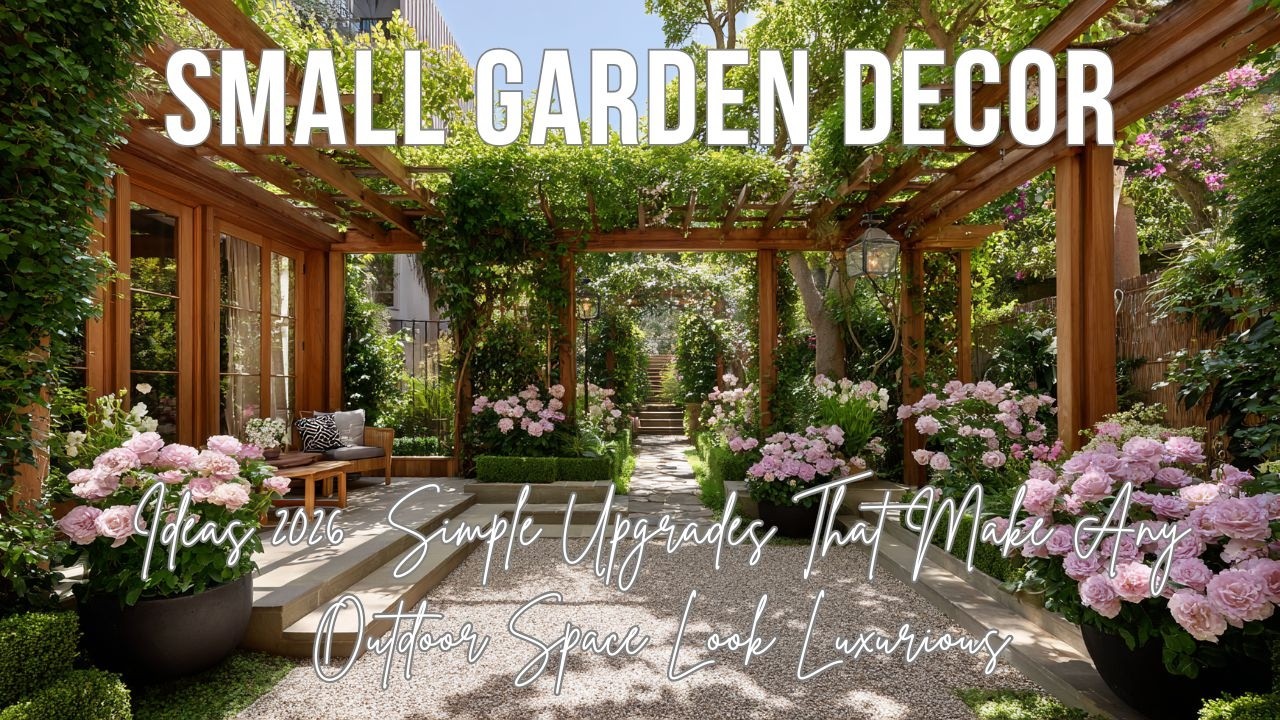 Small Garden Decor Ideas 2026  Simple Upgrades That Make Any Outdoor Space Look Luxurious