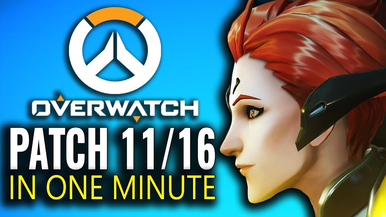 Overwatch Patch in a Minute - Moira / Mercy Nerfed & Ana Buffed - Nov 16, 2017