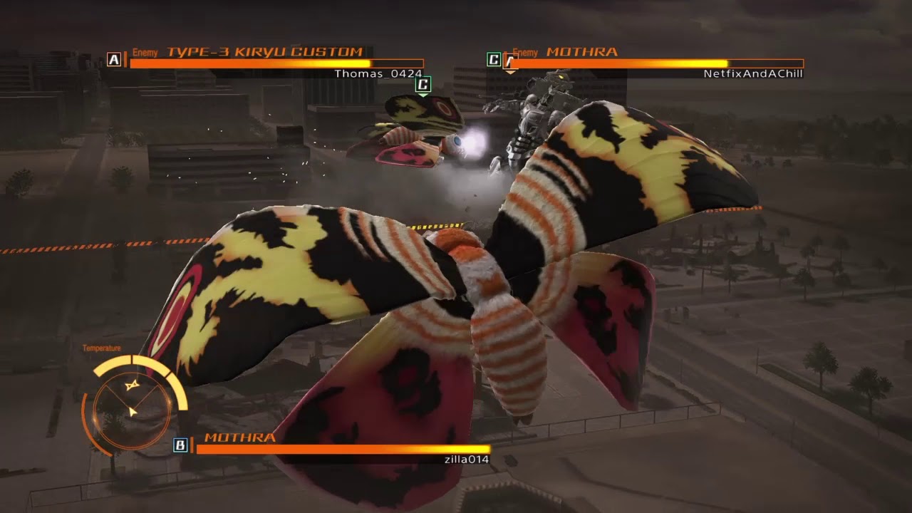 Godzilla PS4: Mothras vs Kiryu