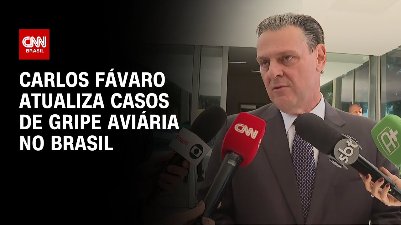 Ministro da Agricultura atualiza situação da gripe aviária no Brasil | LIVE CNN