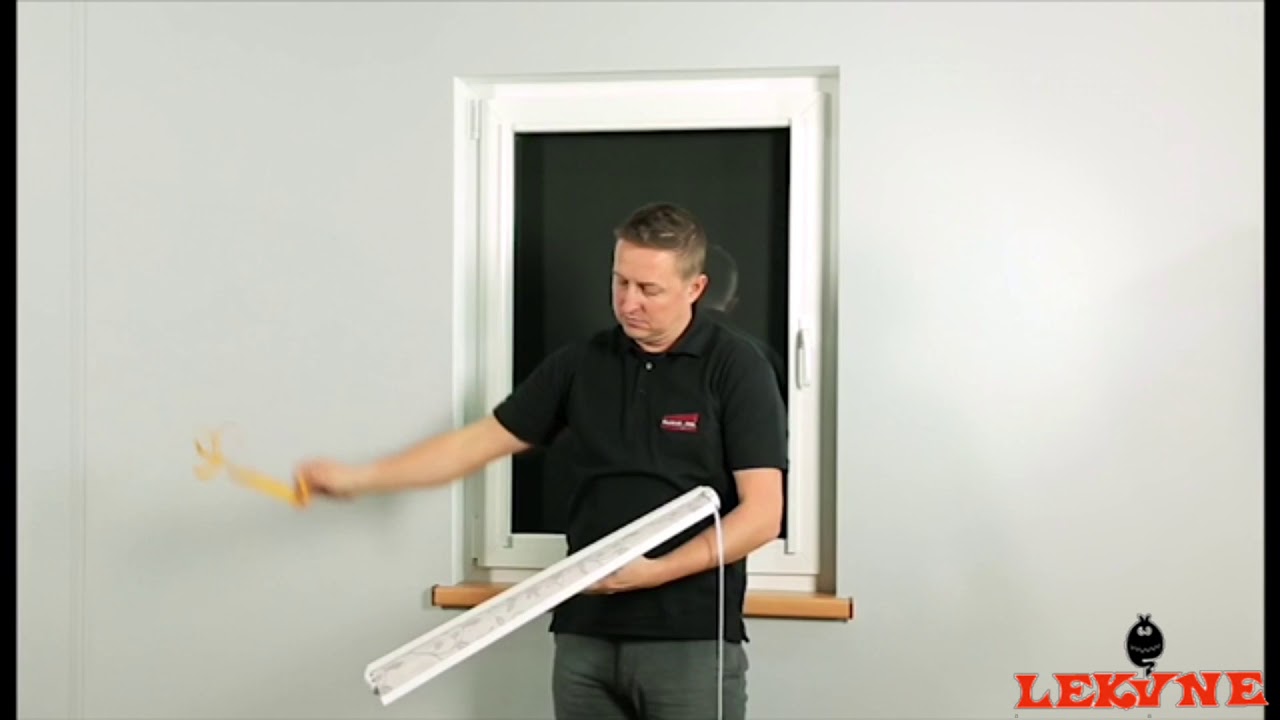 Estores hoja ventana sin tornillos