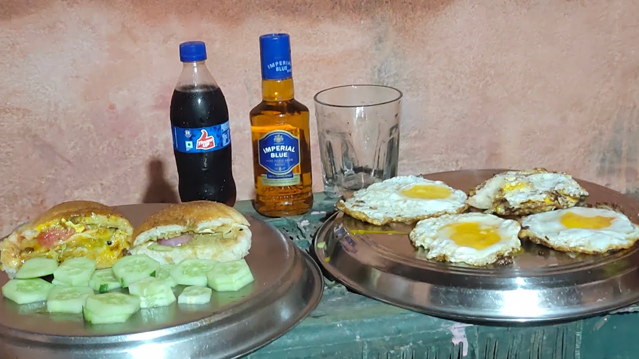 IMPERIAL BLUE IB HAIF FERRARI ANDA BURGER SALAD COLD DRINK इंपीरियल ब्लू हाफ फ्राई अंडा बर्गर सलाद