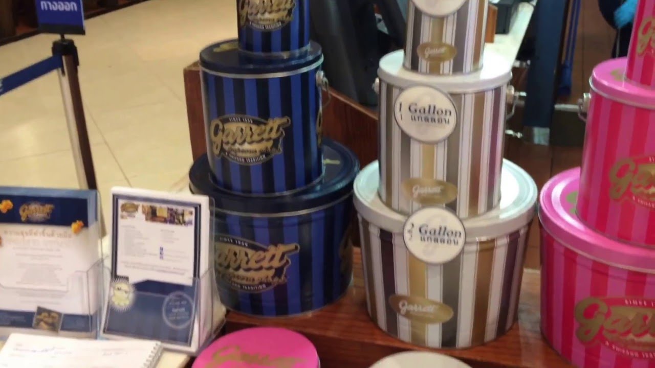 Garrett Popcorn at Siam Paragon, Bangkok