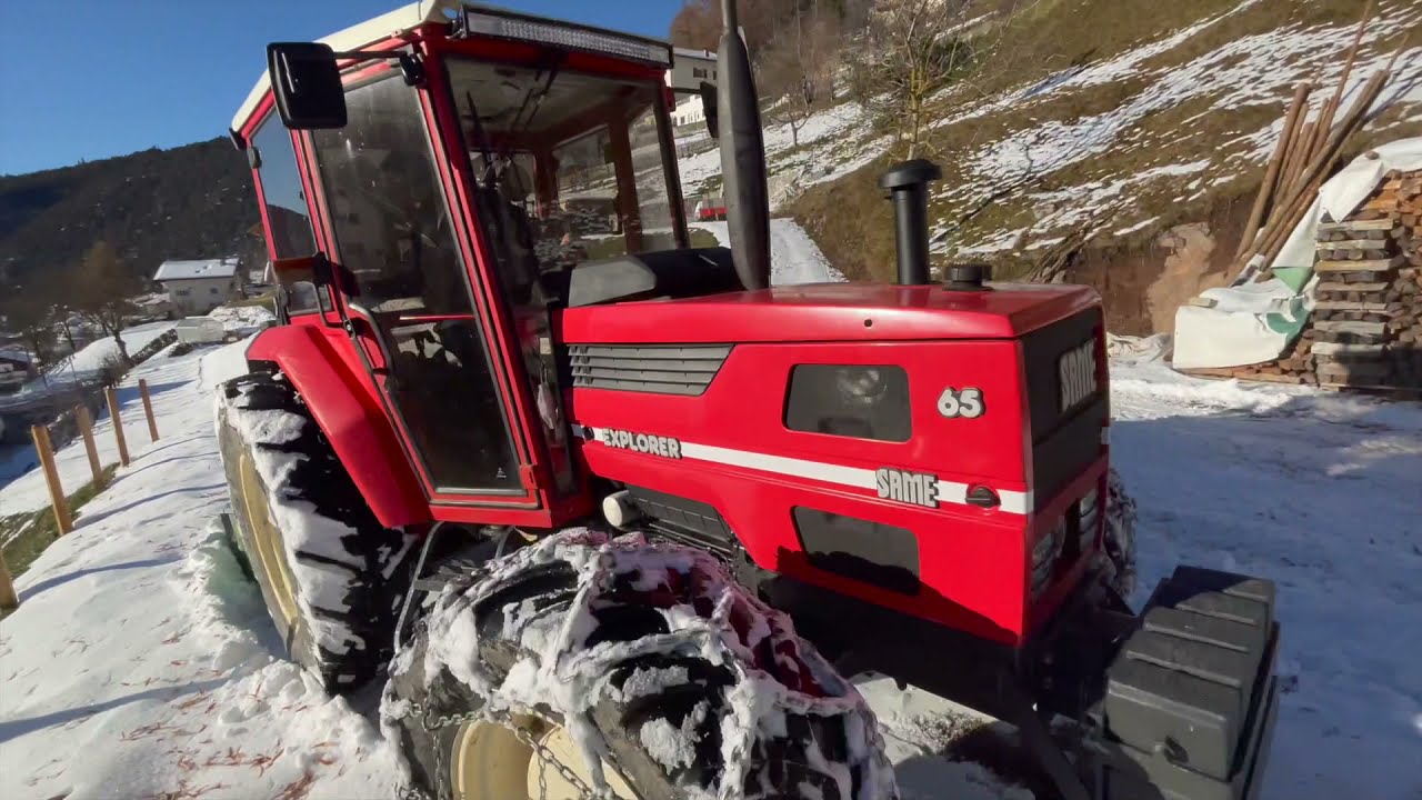 SAME Explorer 65  Schneeräumung- sgombero neve 2021