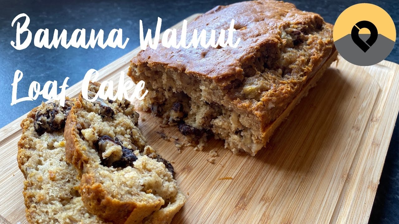 Banana Walnut Loaf Cake