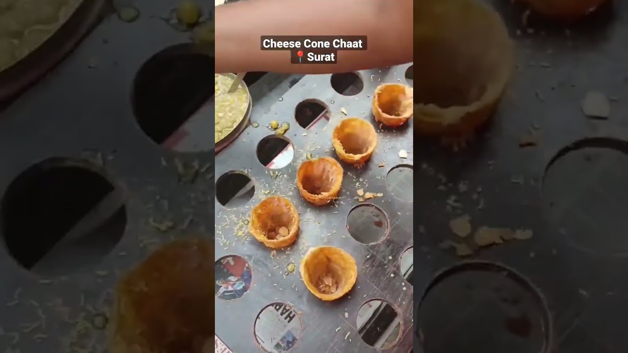 Cheese Cone Chaat Surat | Surat Street food | India Street food