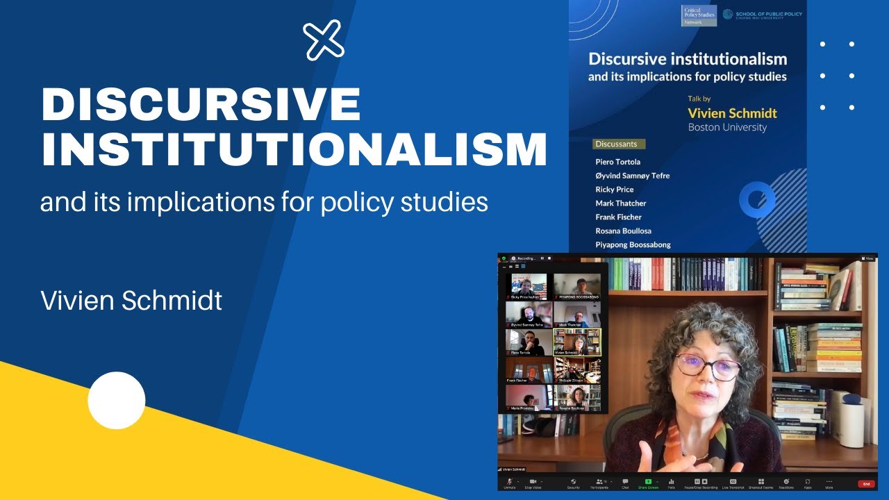 Discursive institutionalism by Vivien Schmidt