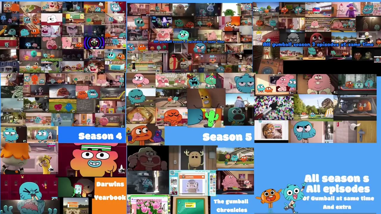 (REUPLOAD) All The Amazing Wold Of Gumball Episodes At Same Time