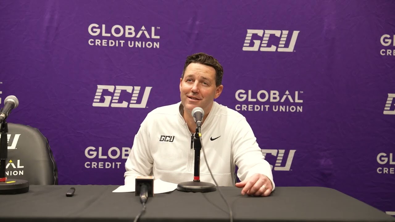 GCU Men's Basketball vs. IU Indy - Postgame with Coach Drew