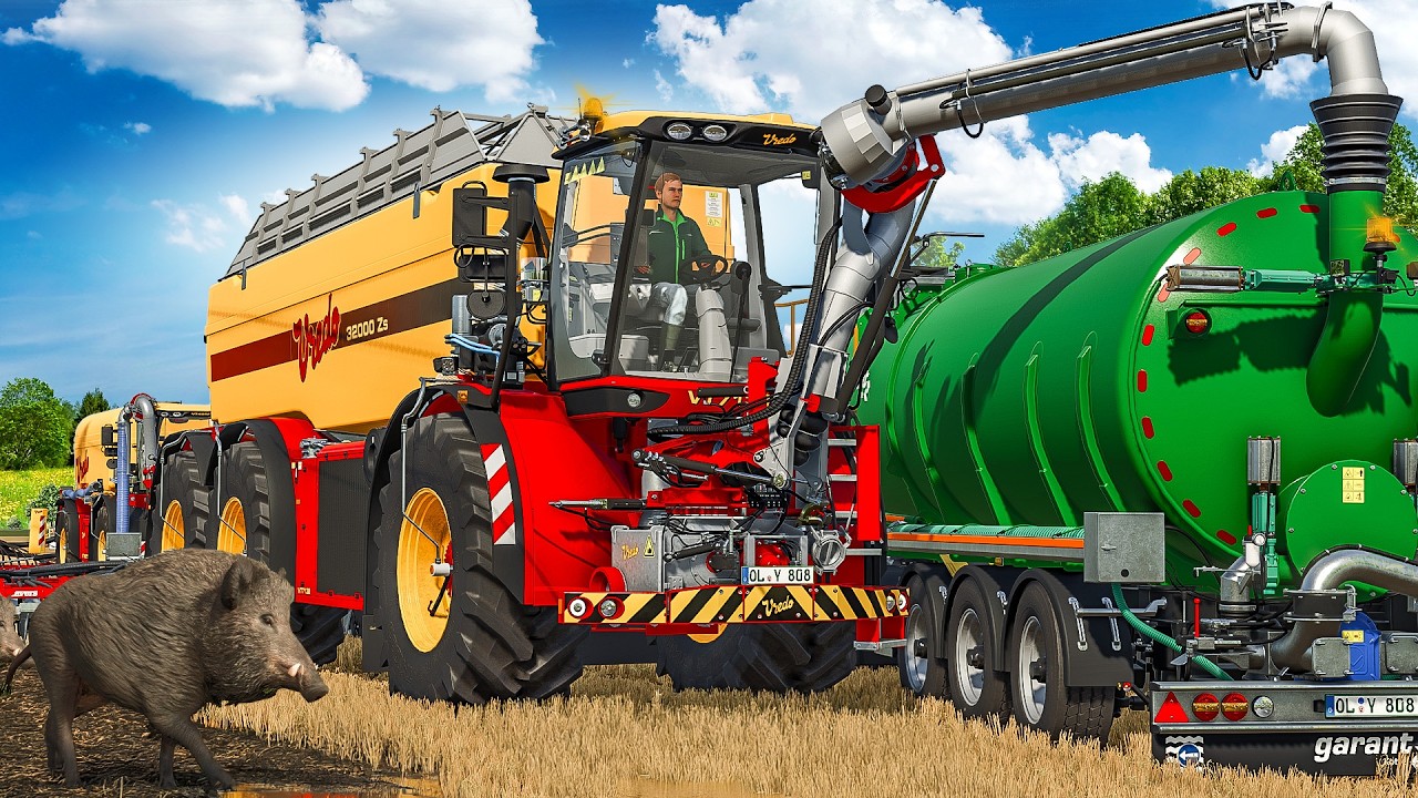 LS25 VREDO Pack: Wildschweine, Gülle-Maschinen und Nachsaat-Funktion im Farming Simulator 25!