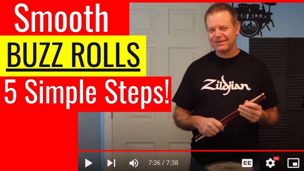 Smooth Buzz Rolls In 5 Simple Steps!😁