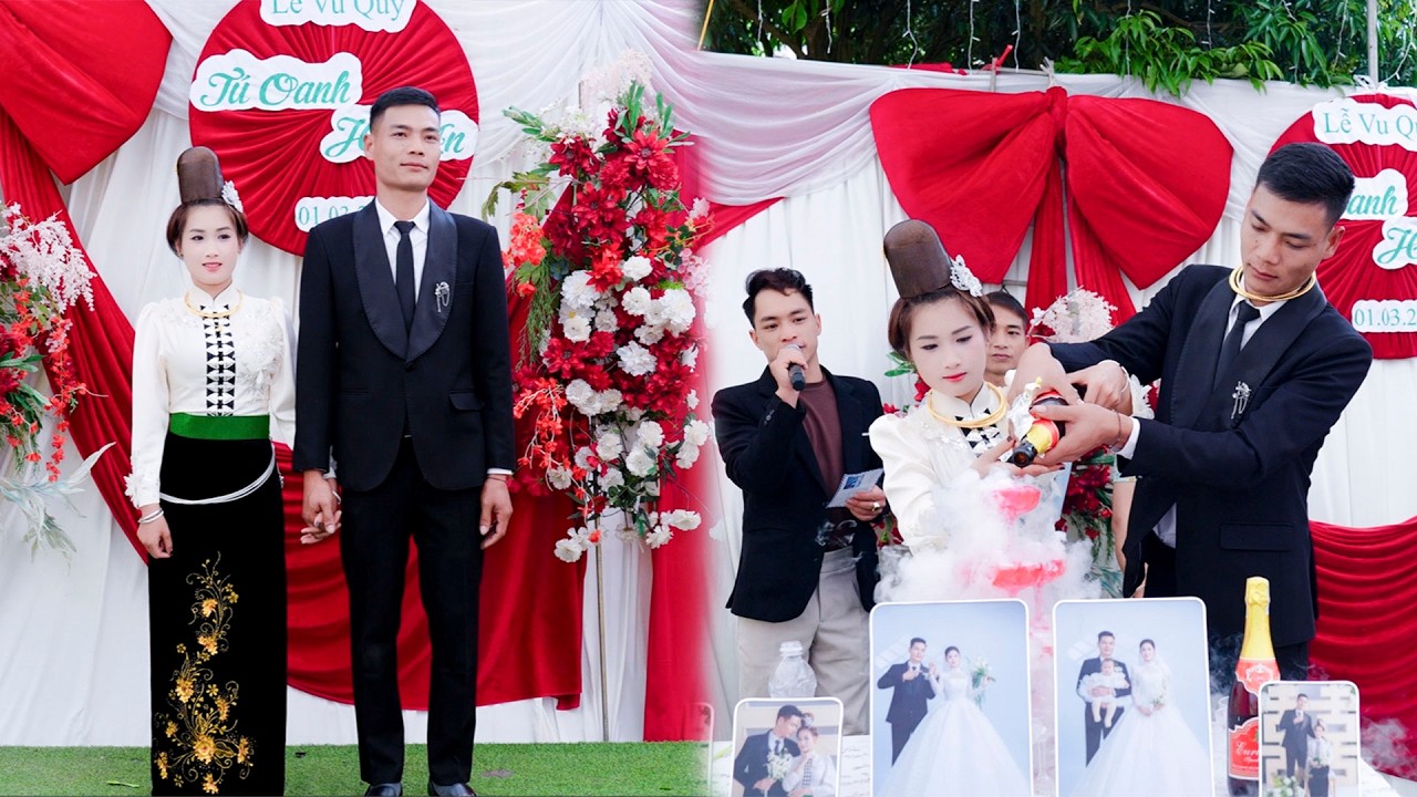 TOÀN CẢNH LỄ MỪNG TIỆC CƯỚI DÂN TỘC THÁI ĐEN TÂY BẮC { LVQ TÚ OANH & HẢI AN } BẢN LÀO - CHIỀNG LA