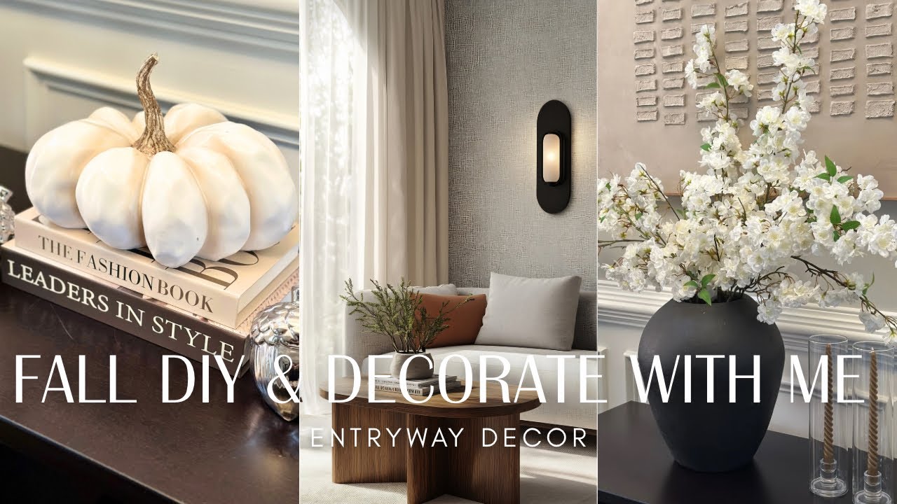 How To Decorate Your Entryway For Fall | DIY Entryway Refresh + Fall Decor