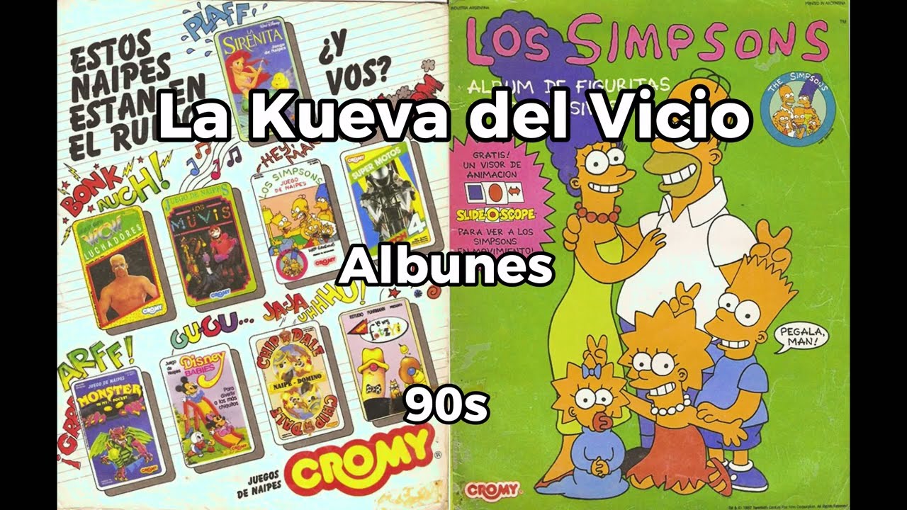 &iquest;Lo tuviste? &Aacute;lbum Completo LOS SIMPSON Cromy (Argentina 1990) - &iexcl;Pura Nostalgia!