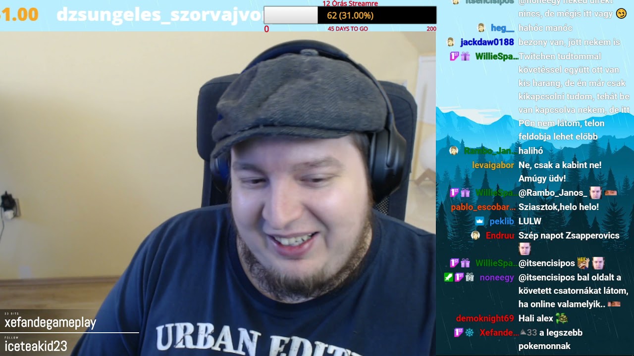 Alex kabinban rekedt