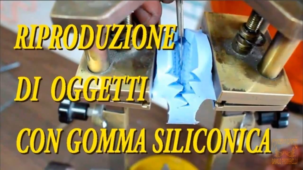 Riproduzione oggetti con gomma siliconica