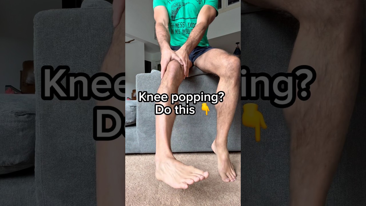Stop Knee Popping in Seconds (Simple Fix ✅)