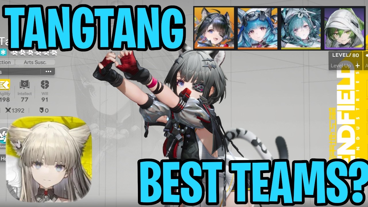 Лучшие команды для Тантанг?! Как её использовать! [Arknights Endfield]