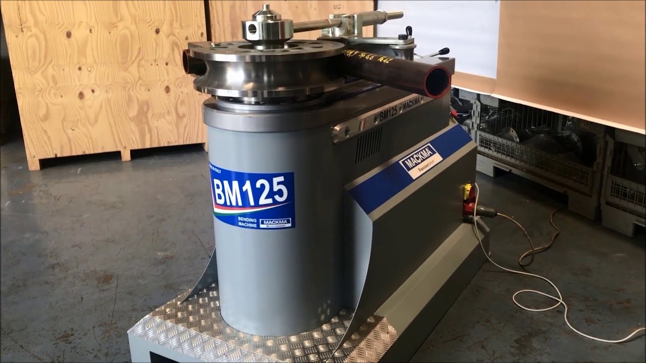 TUBE & PIPE BENDER MACKMA BM125 - BENDS 88,9 mm x 6,6 mm