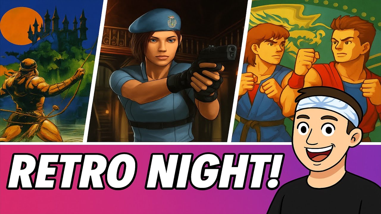Castlevania V Hack, Resident Evil 1 (Jill), & Super Double Dragon &ndash; Nighthawk Night!